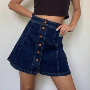 NWT Madewell Denim A Line Skirt